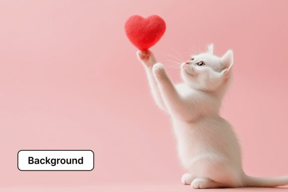 Download Cute Valentine's Day Cat Background - Cute valentine Collection