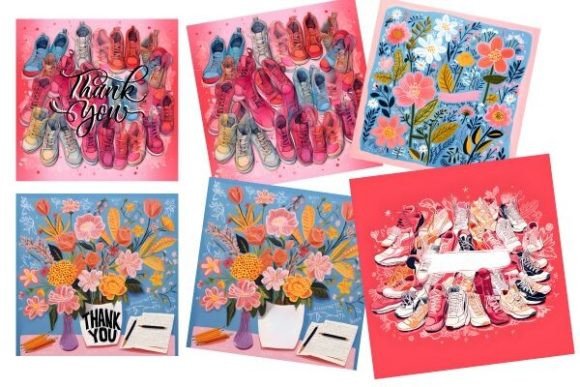 Download Pre -Made Card, Thank You Card Template - Thank you Collection