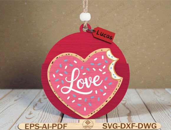 Download Love Heart Valentine Ornament SVG - Love Collection