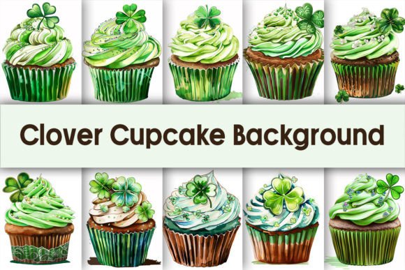 Download Clover Cupcake Background - Love Collection