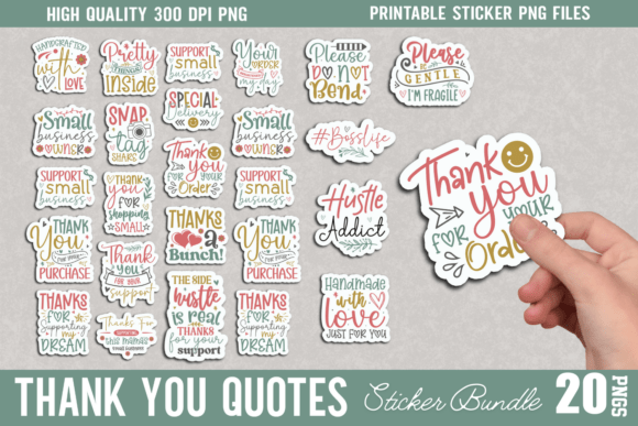 Download Thank You Stickers Bundle - Thank you Collection