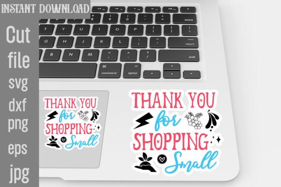 Download Thank You for Shopping Small SVG Sticker - Thank you Collection